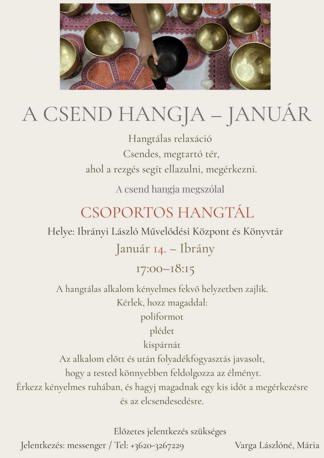 Hangtál meditáció