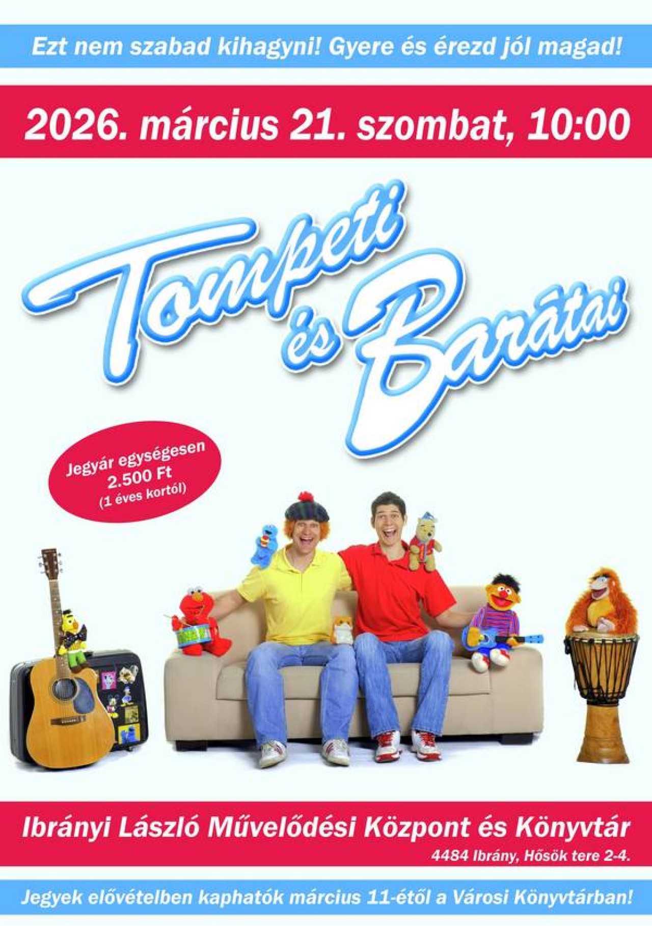 Tompeti és Barátai koncert