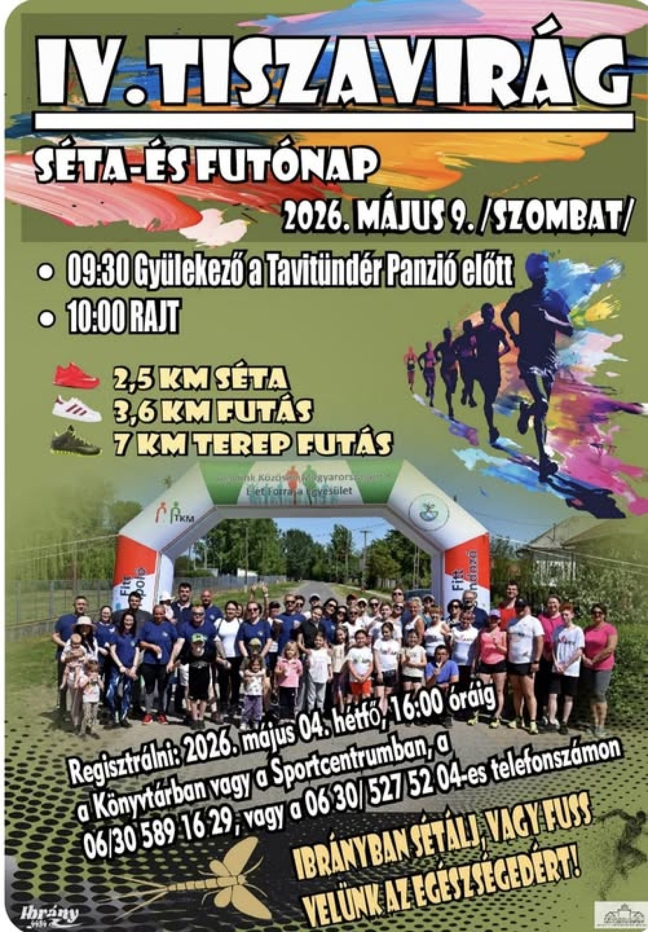Tiszavirág Séta- és Futónap