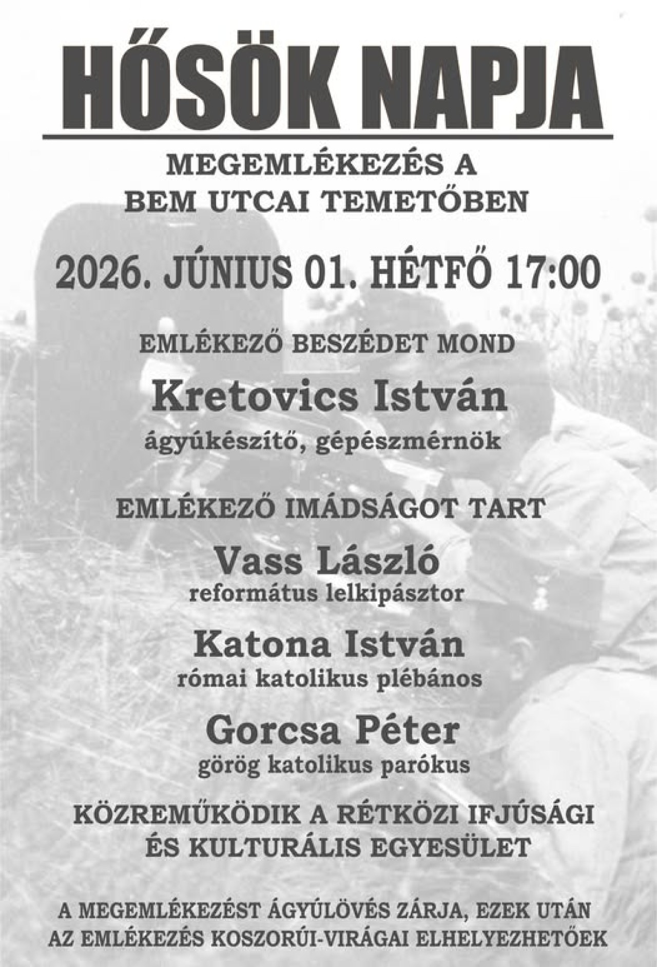 Hősök Napja megemlékezés