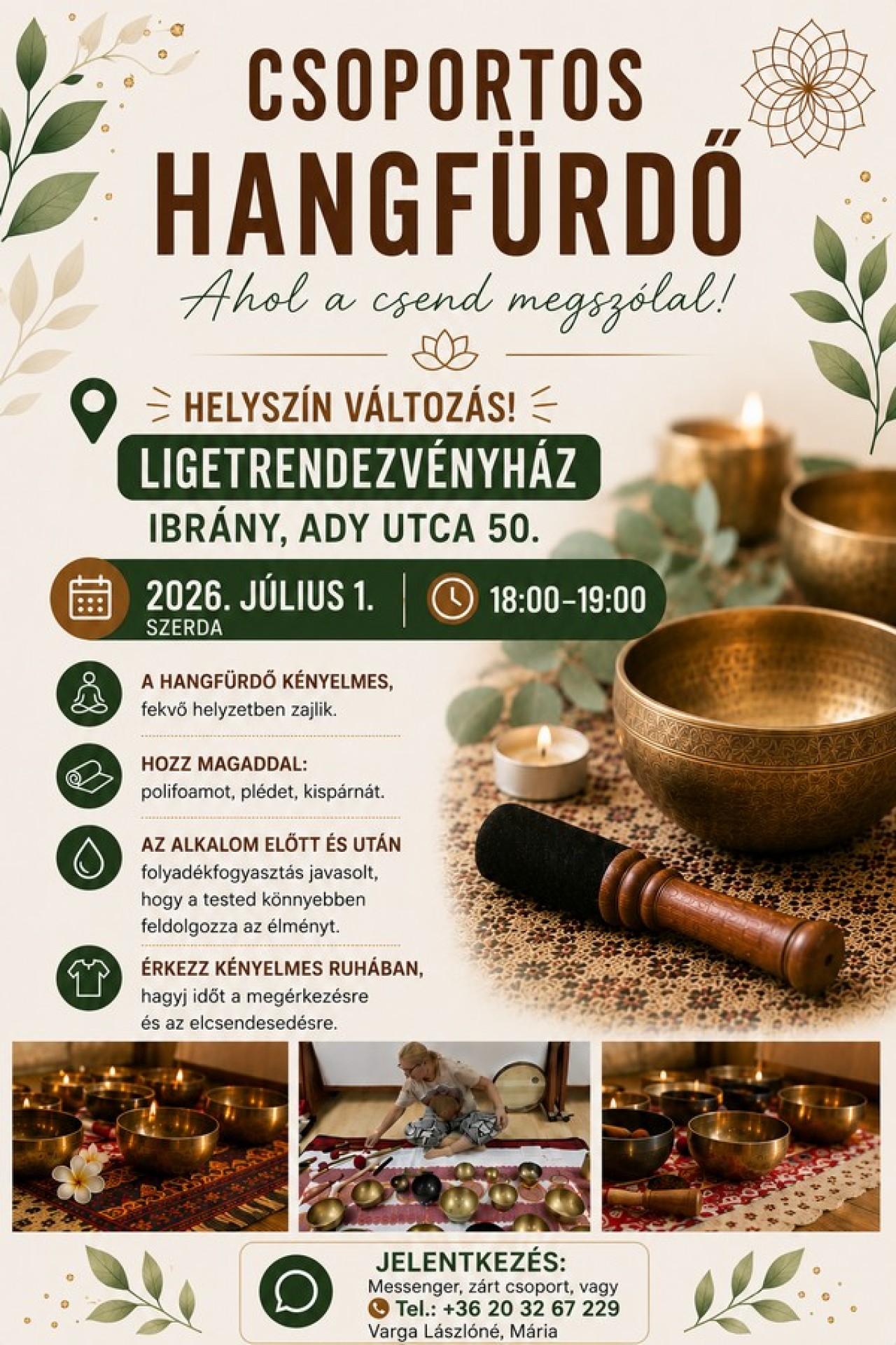 Csoportos Hangfürdő