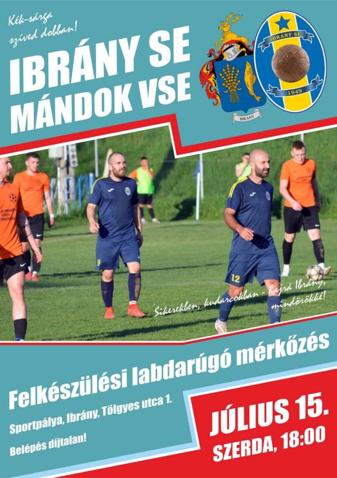 Ibrány SE - Mándok VSE felkészülési edzőmérkőzés