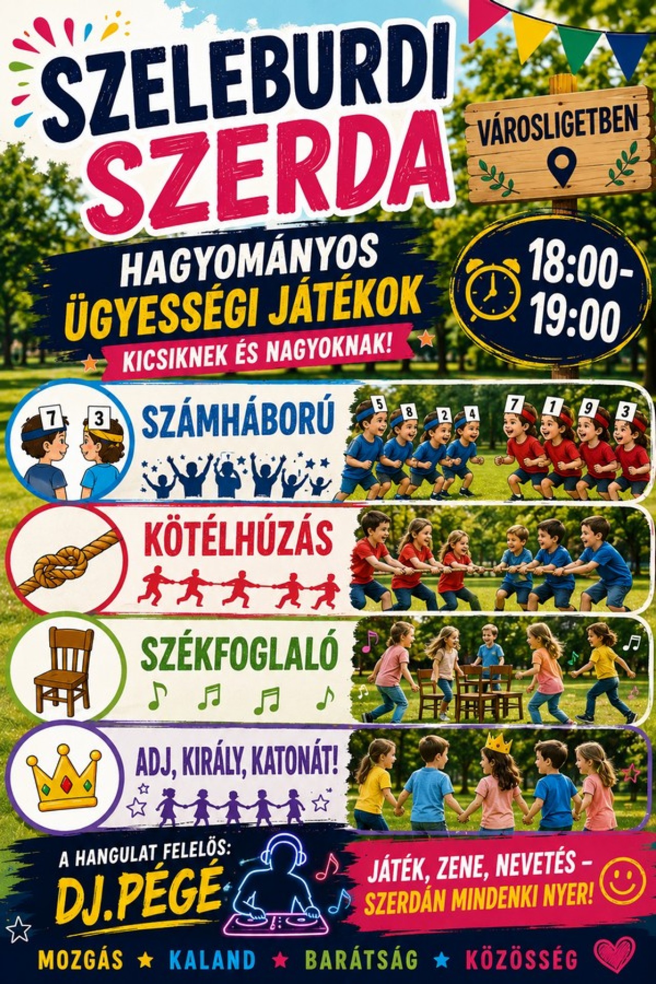 Szeleburdi Szerda a Városligetben