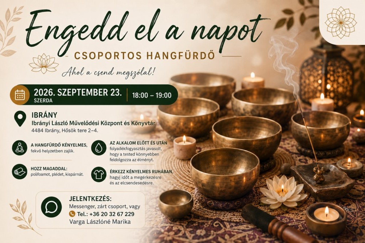 Csoportos hangfürdő