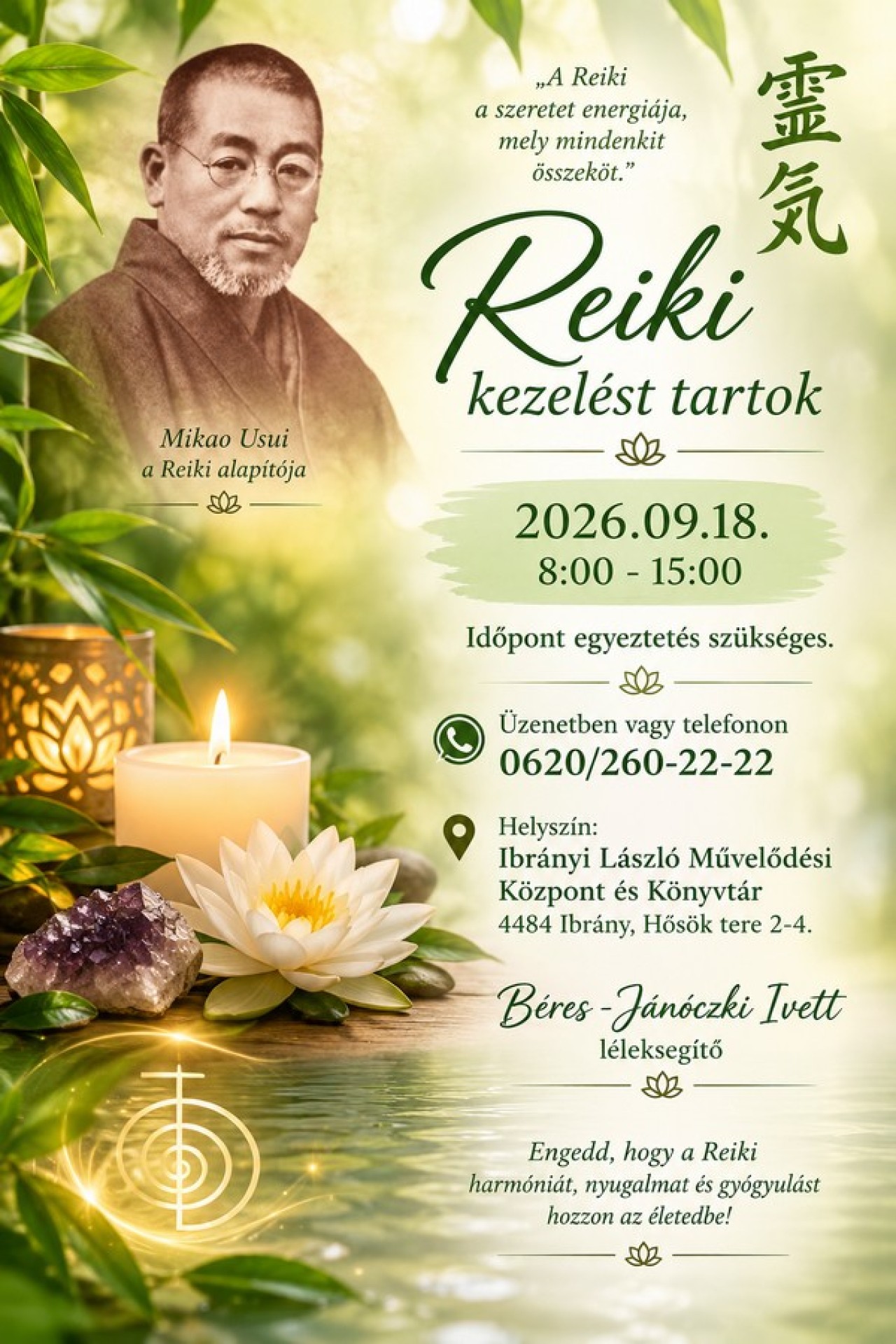 Reiki kezelés