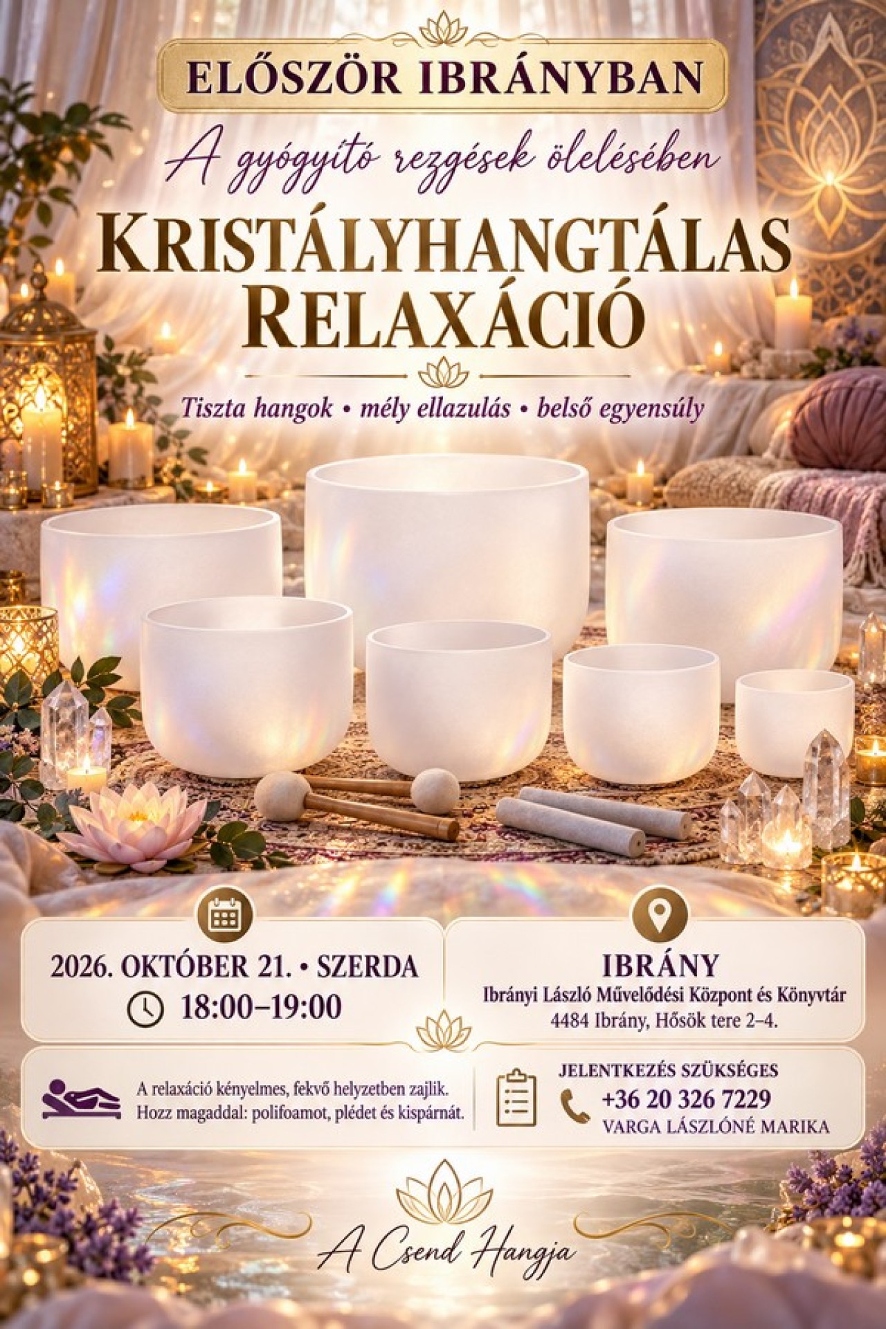 Kristályhangtálas relaxáció