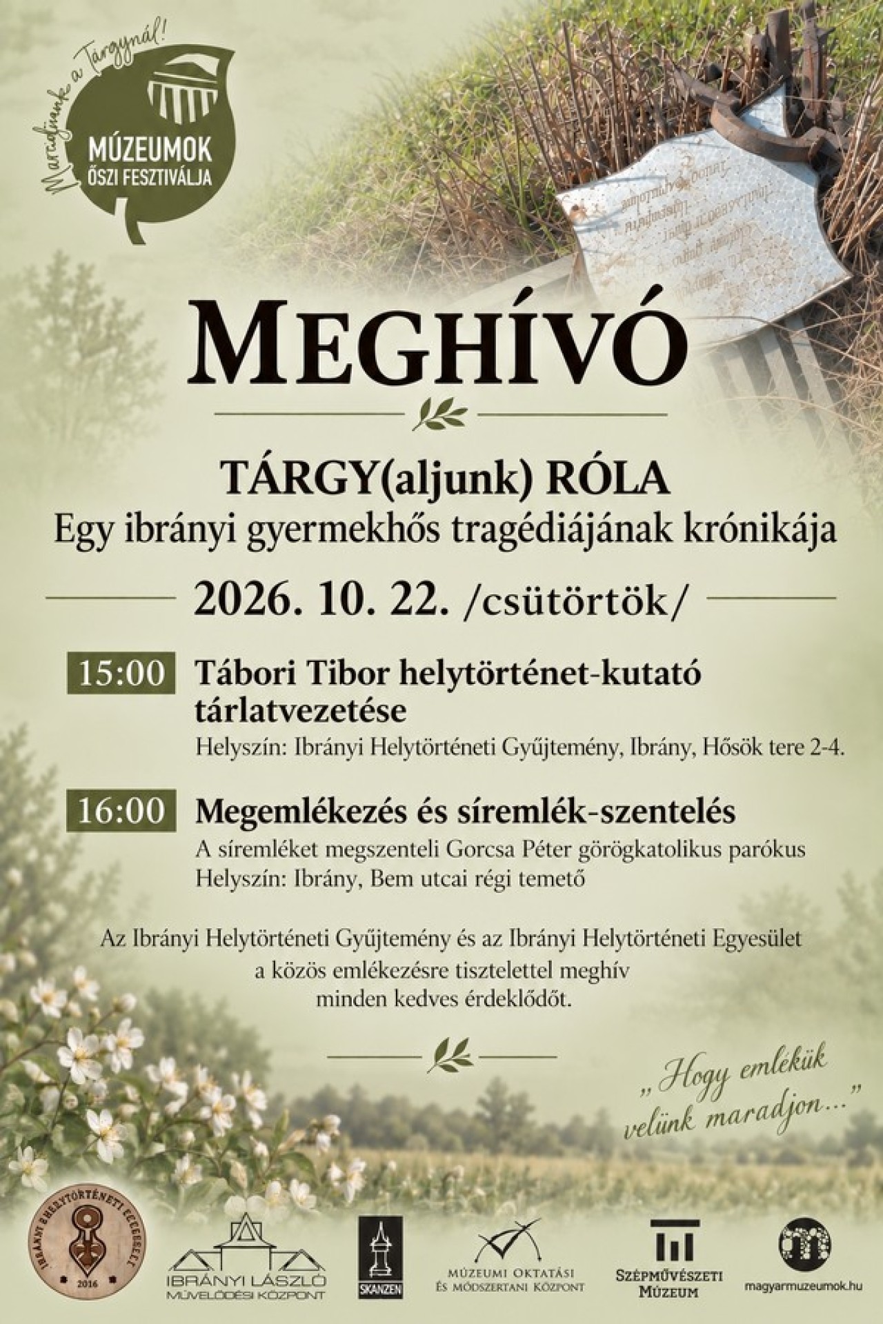 Tárgy(aljunk) Róla