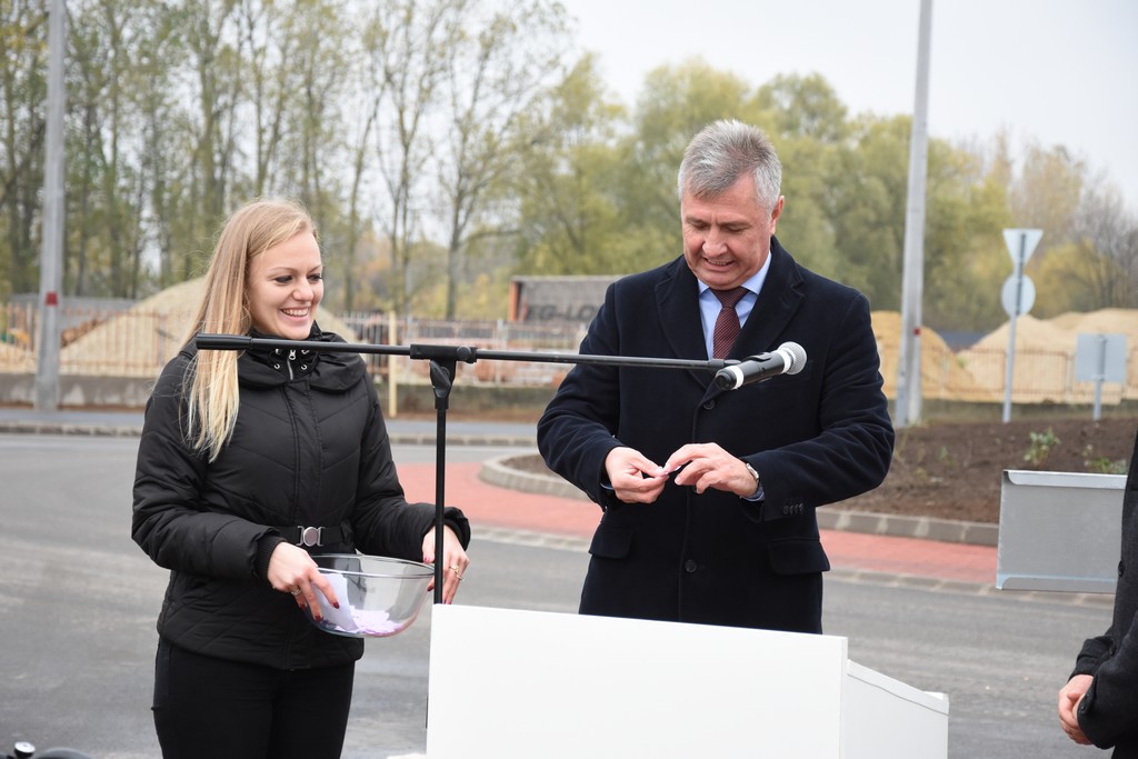 Kerékpárút átadás