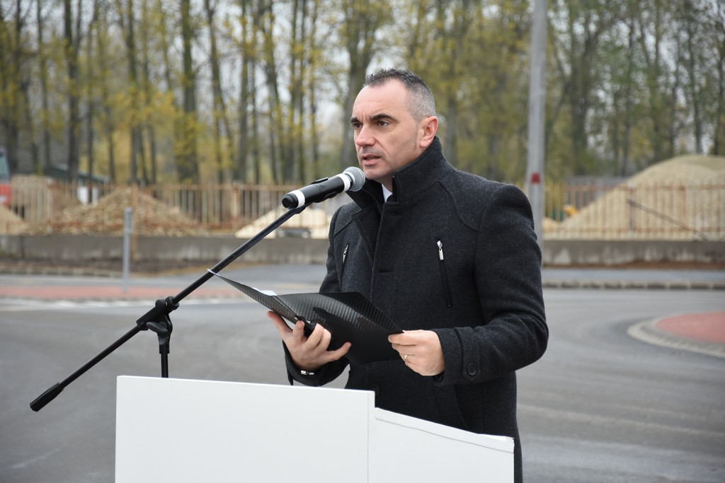 Kerékpárút átadás